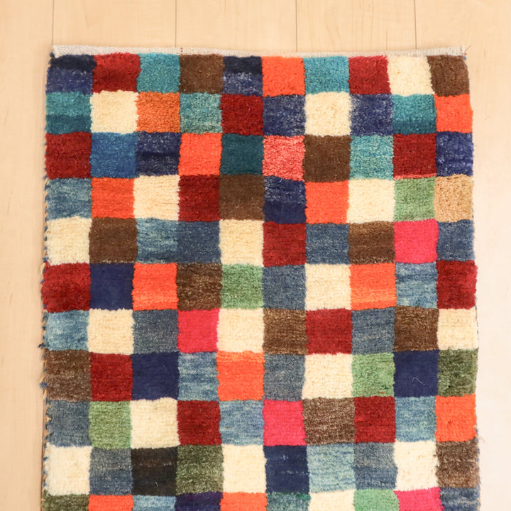 【オーダーメイド受付中】イラン　シラーズ産　ギャッベ 　（hr-12458）