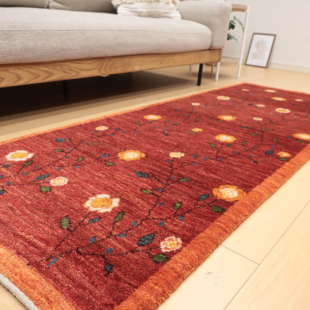 ギャッベ（ギャベ）アマレ　200×75cm（HR-13110）