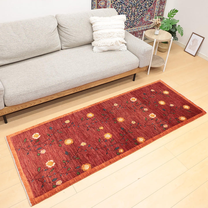 ギャッベ（ギャベ）アマレ　200×75cm（HR-13110）