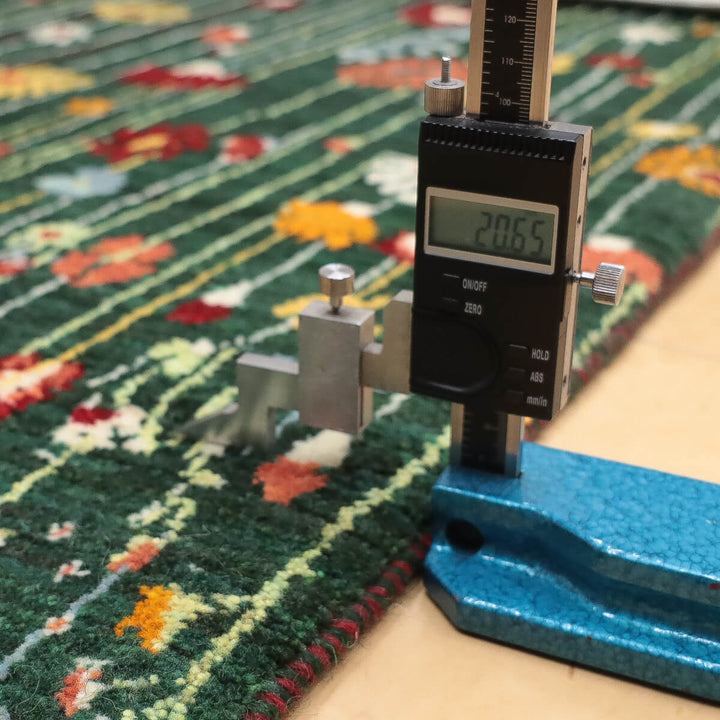 ギャッベ（ギャベ）ルリバフ　206×74cm（HR-13113）