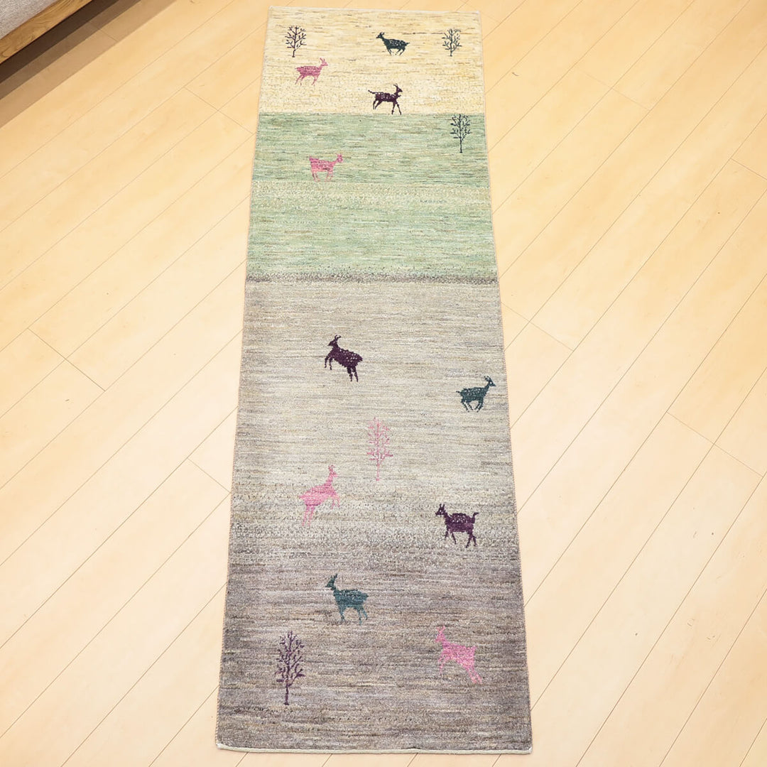 ギャッベ（ギャベ）アマレ　235×72cm（HR-13114）