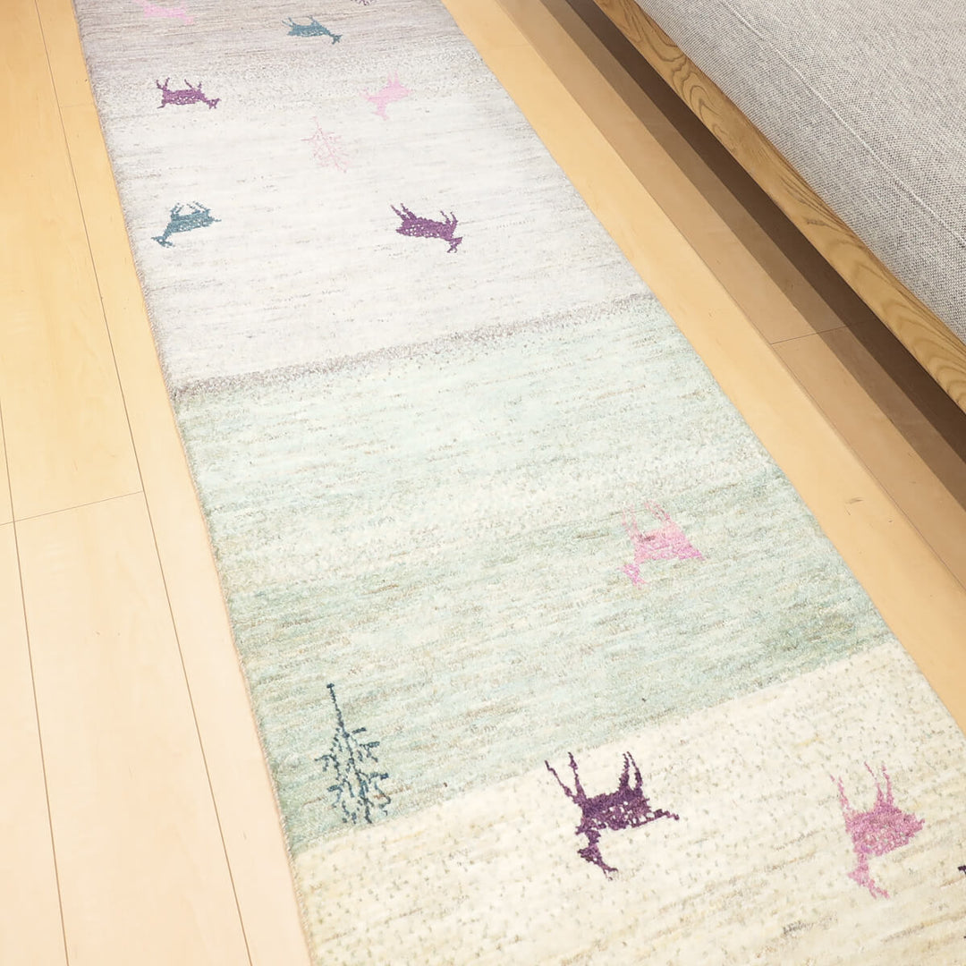 ギャッベ（ギャベ）アマレ　235×72cm（HR-13114）