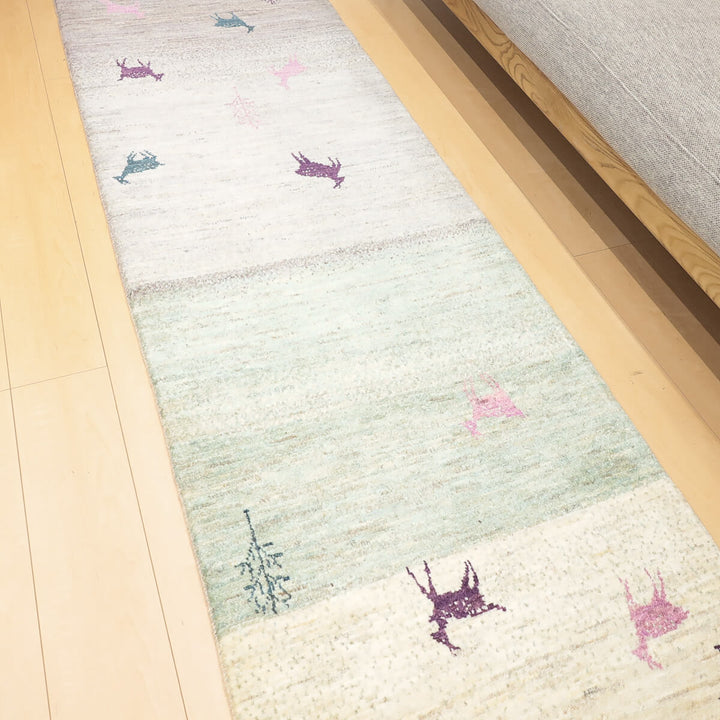 ギャッベ（ギャベ）アマレ　235×72cm（HR-13114）