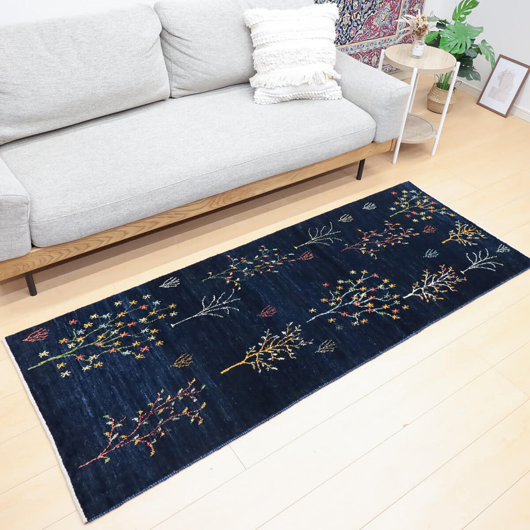 ギャッベ（ギャベ）アマレ　196×74cm（HR-13115）