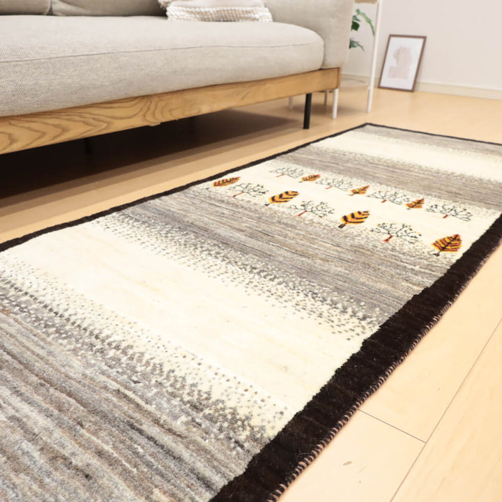 ギャッベ（ギャベ）カシュクリ　197×75cm（HR-13117）