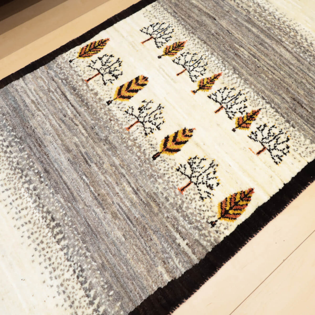 ギャッベ（ギャベ）カシュクリ　197×75cm（HR-13117）