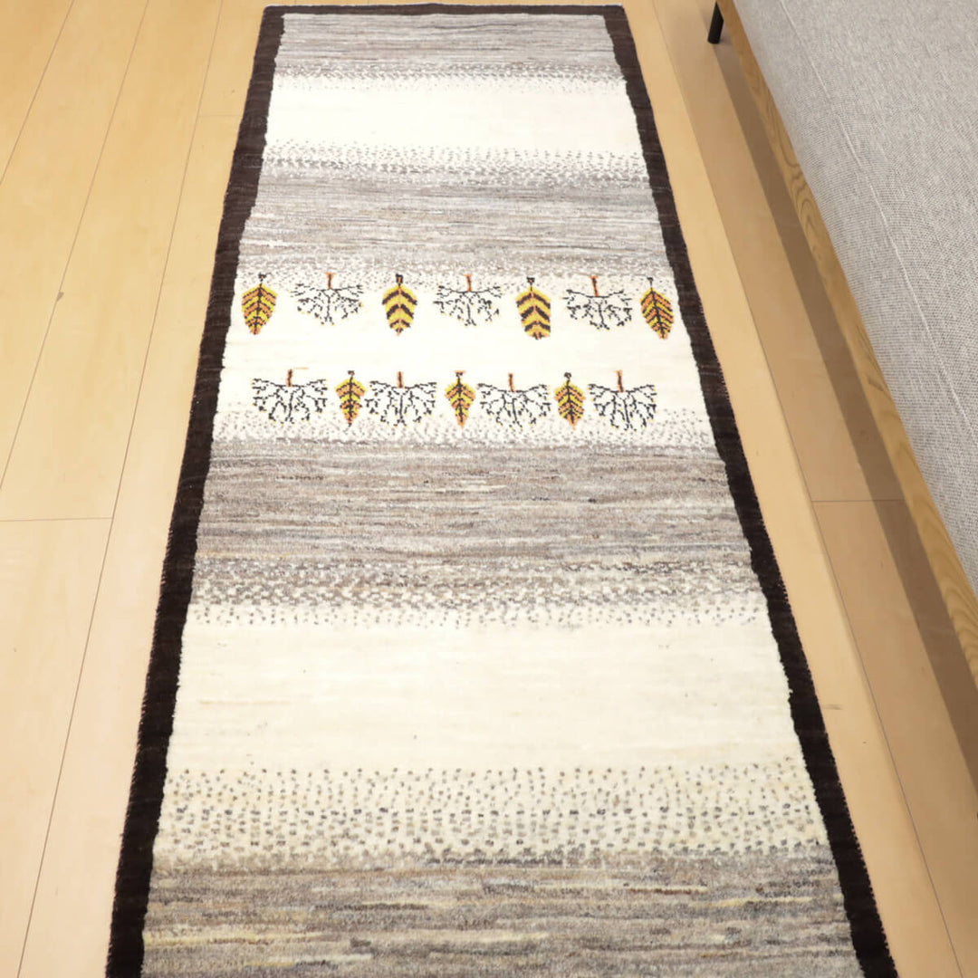 ギャッベ（ギャベ）カシュクリ　197×75cm（HR-13117）