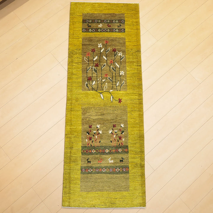 ギャッベ（ギャベ）アマレ　203×72cm（HR-13118）