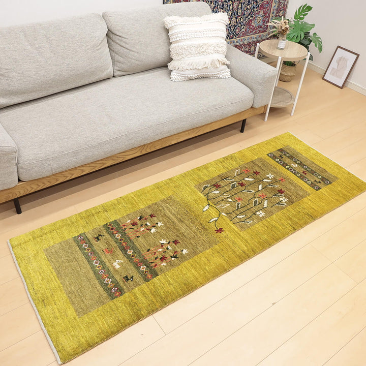 ギャッベ（ギャベ）アマレ　203×72cm（HR-13118）