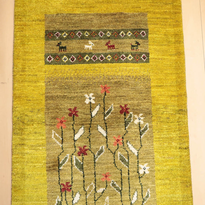 ギャッベ（ギャベ）アマレ　203×72cm（HR-13118）