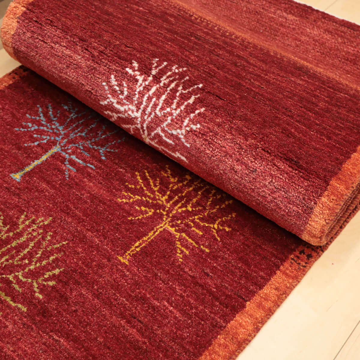 ギャッベ (アマレ) 239×72cm（HR-13121） – ギャッベ＆ペルシャ絨毯