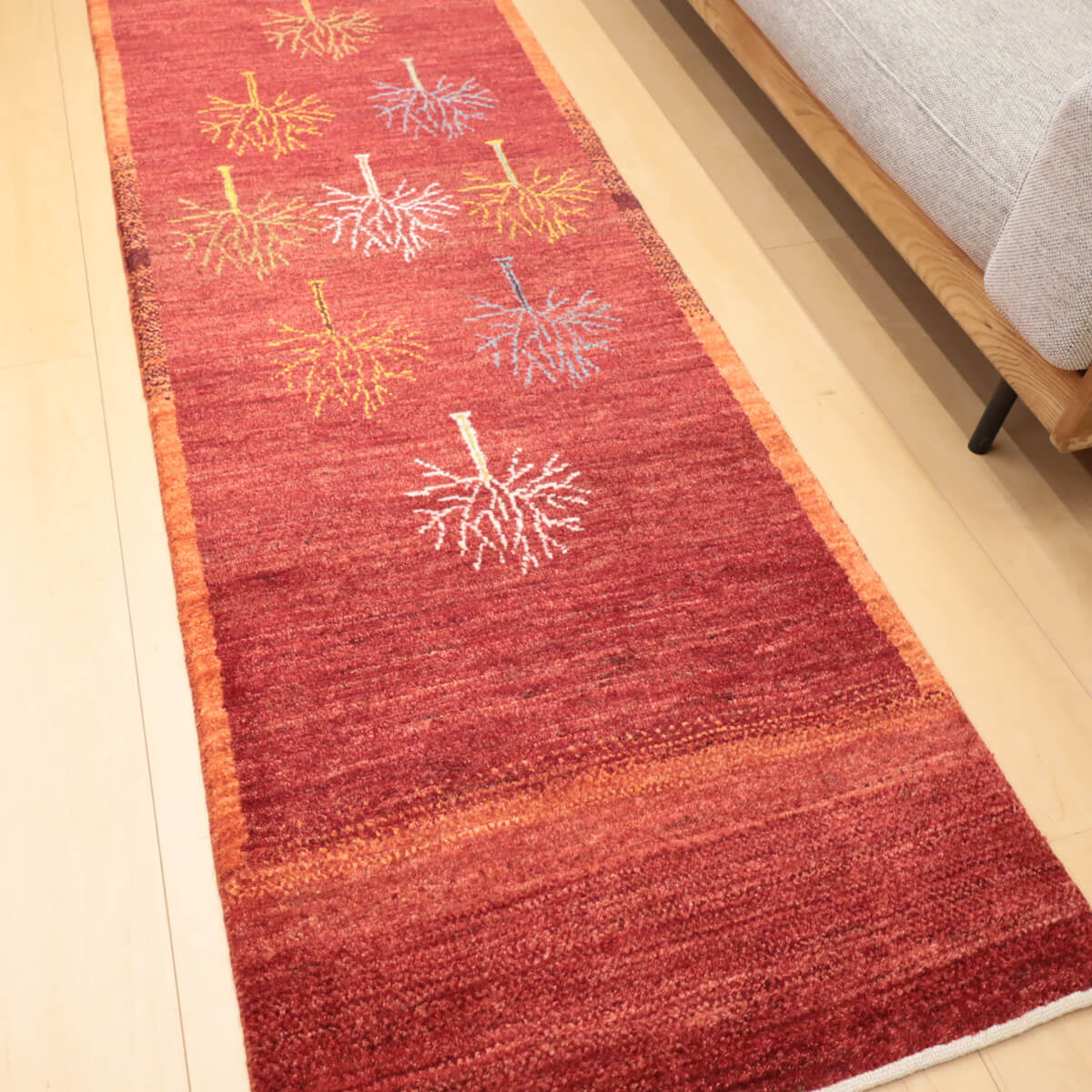 ギャッベ (アマレ) 239×72cm（HR-13121） – ギャッベ＆ペルシャ絨毯