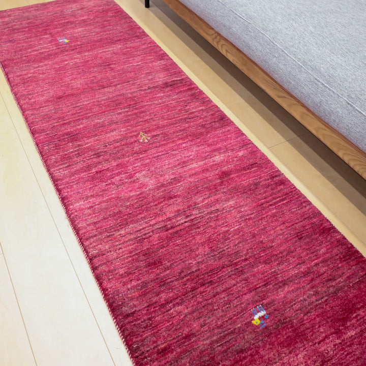 ギャッベ（ギャベ）ルリバフ　227×68cm（HR-13124）