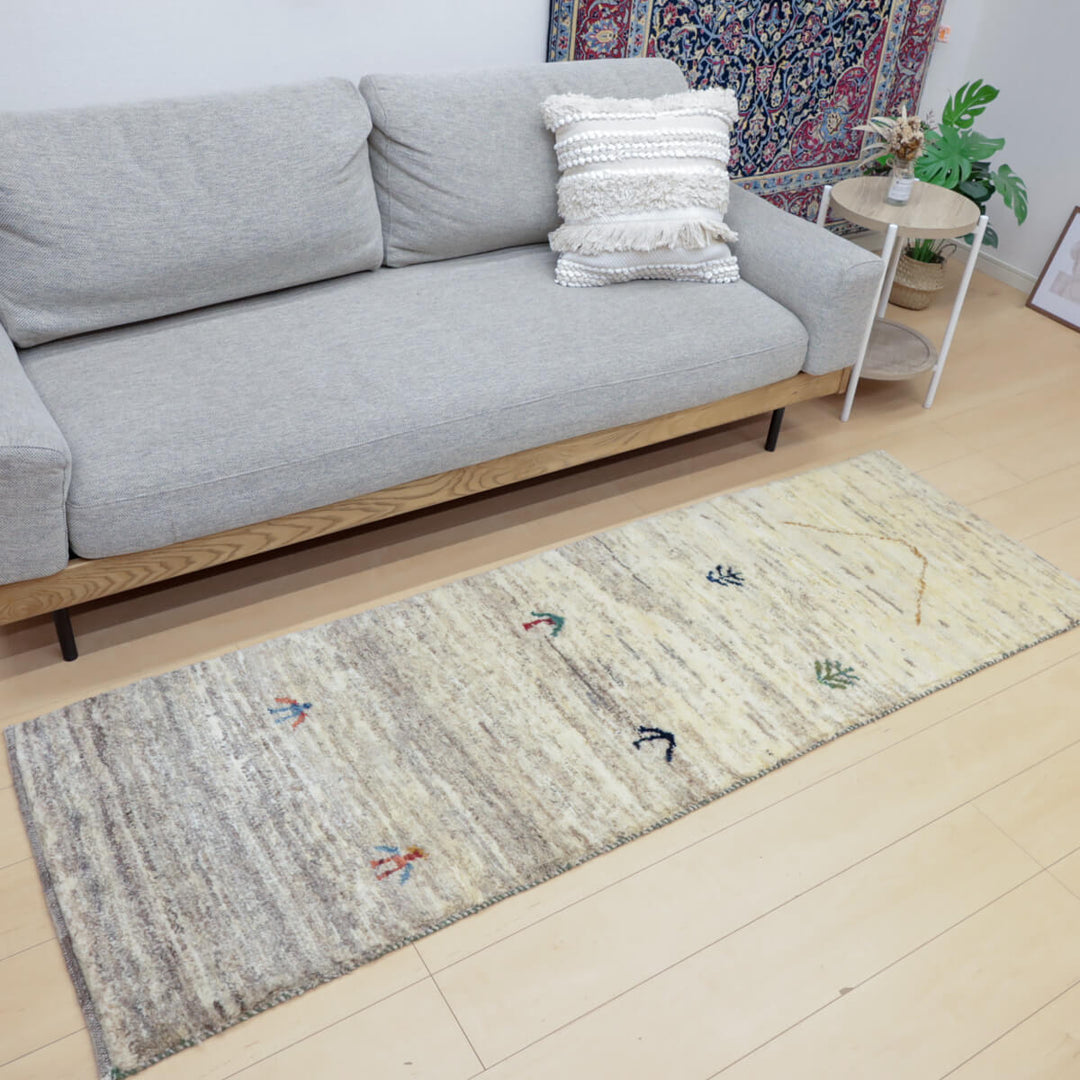 ギャッベ（ギャベ）ギャッベ　199×67cm（HR-13130）