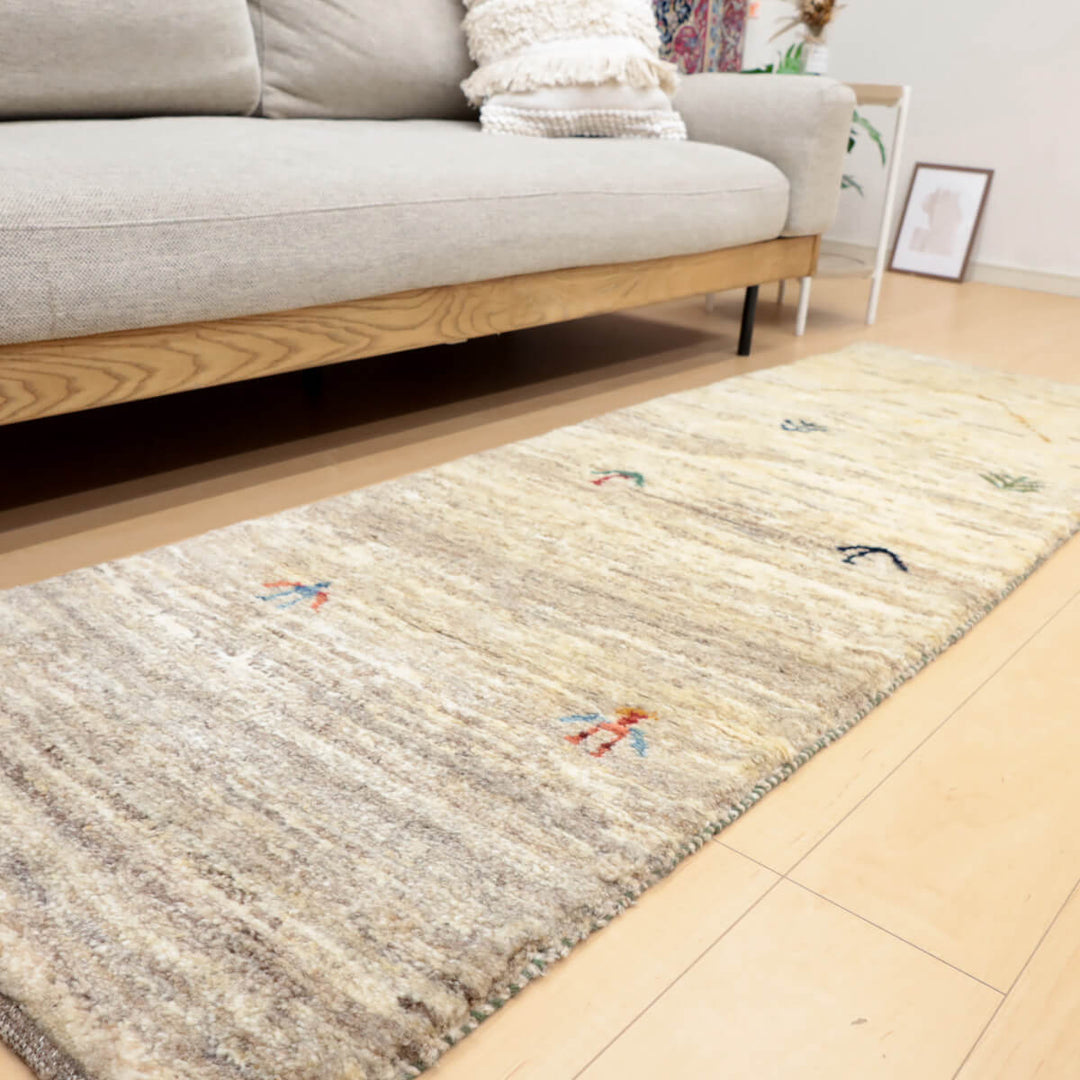 ギャッベ（ギャベ）ギャッベ　199×67cm（HR-13130）