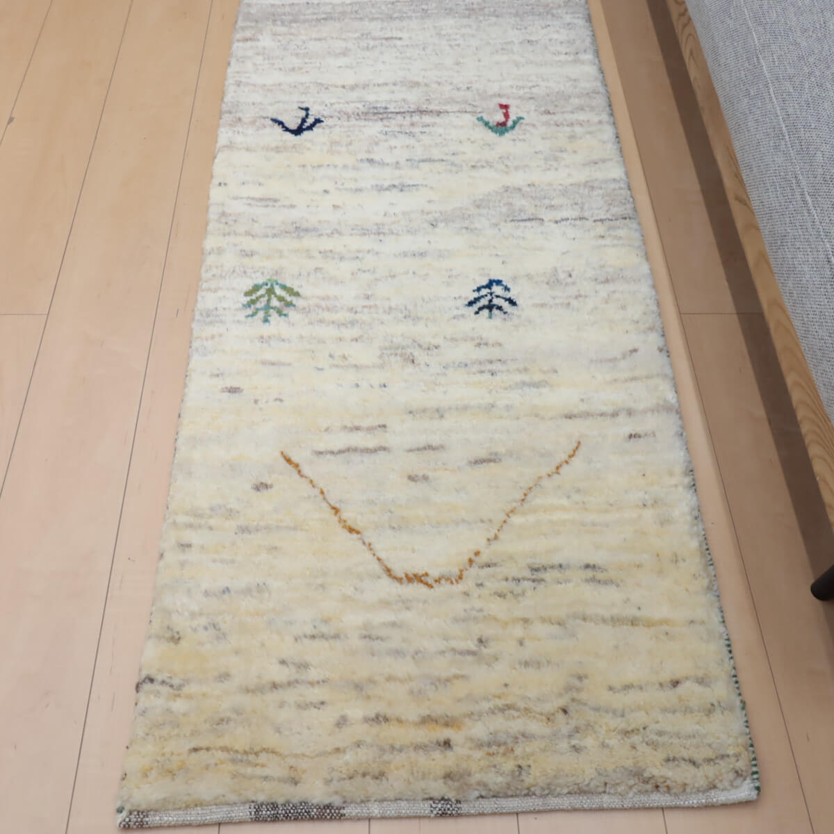 ギャッベ (ギャッベ) 199×67cm（HR-13130） – ギャッベ＆ペルシャ絨毯