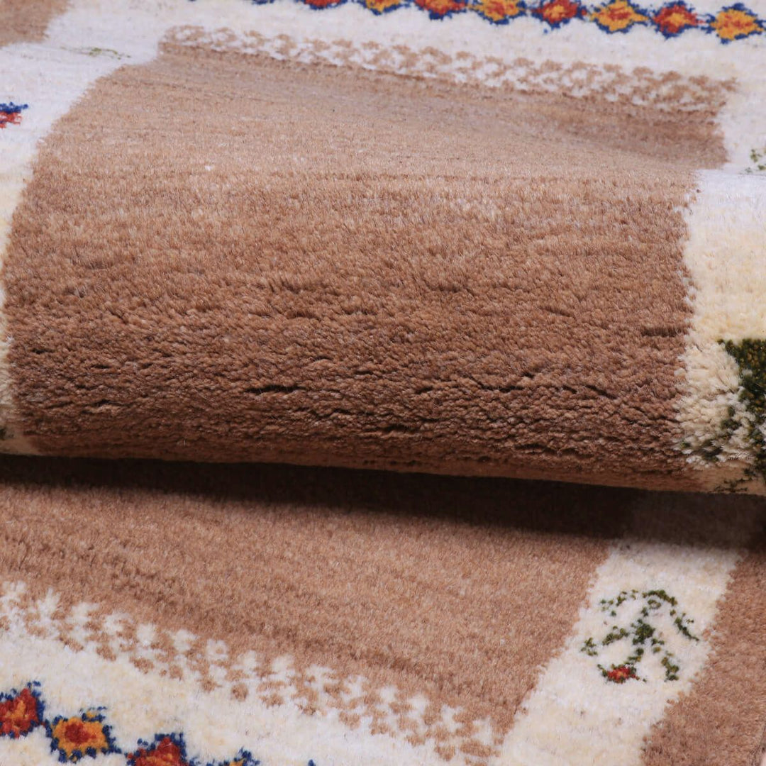 【オーダーメイド受付中】イラン　シラーズ産　ギャッベ 　（hr-70240）