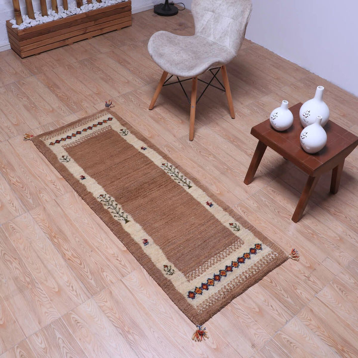 【オーダーメイド受付中】イラン　シラーズ産　ギャッベ 　（hr-70240）