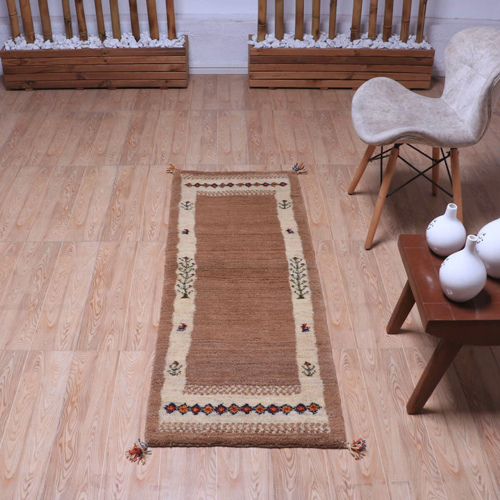 【オーダーメイド受付中】イラン　シラーズ産　ギャッベ 　（hr-70240）