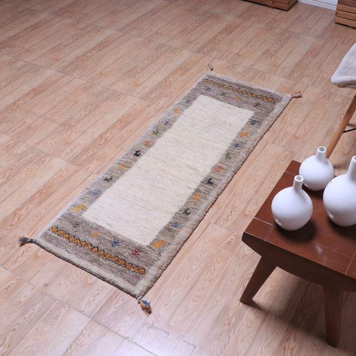 ギャッベ（ギャベ）カシュクリ　146×50cm（HR-70243）