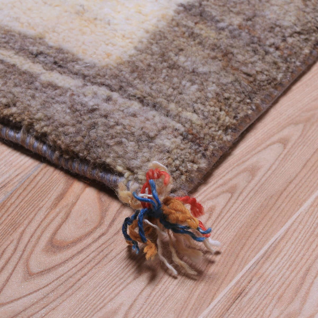 ギャッベ（ギャベ）カシュクリ　143×49cm（HR-70244）