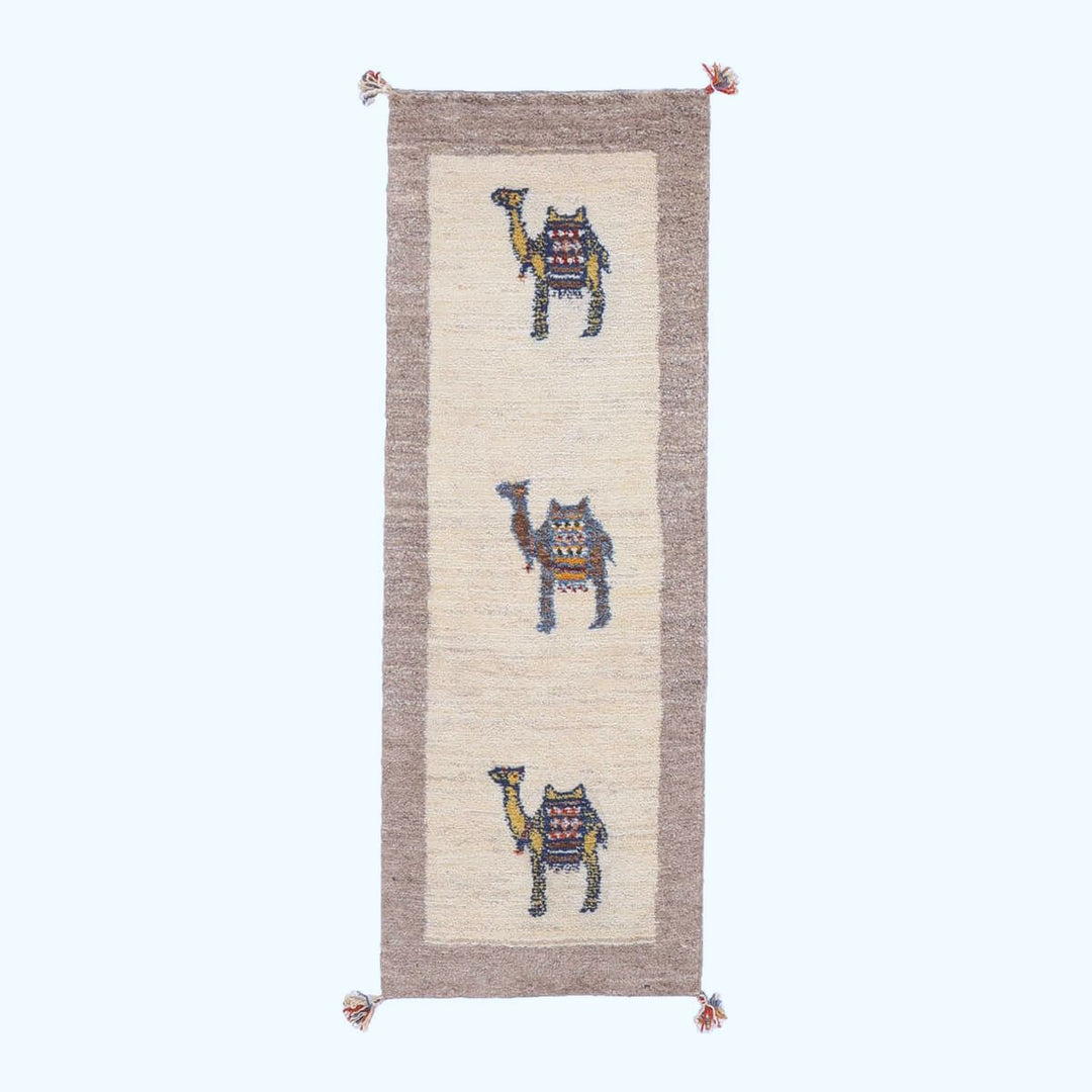 ギャッベ（ギャベ）カシュクリ　149×51cm（HR-70246）