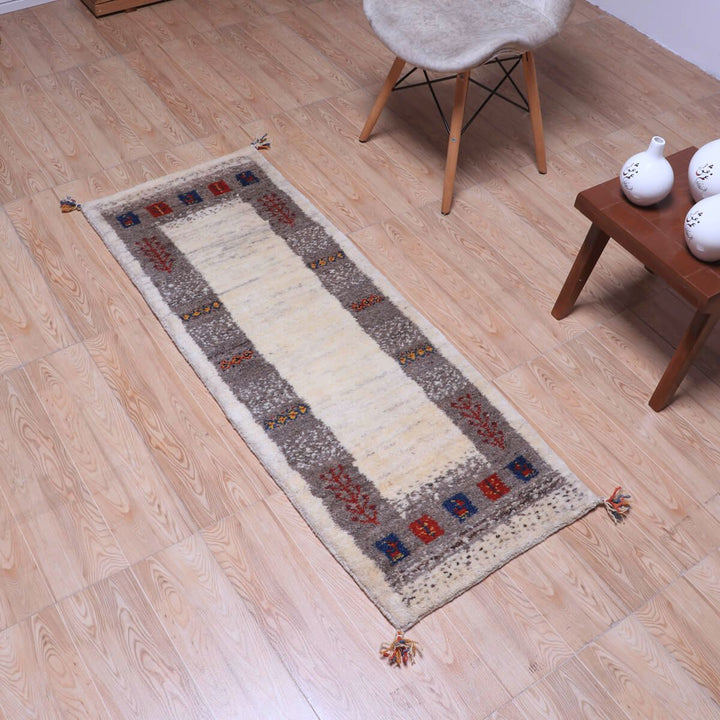 ギャッベ（ギャベ）カシュクリ　145×53cm（HR-70247）