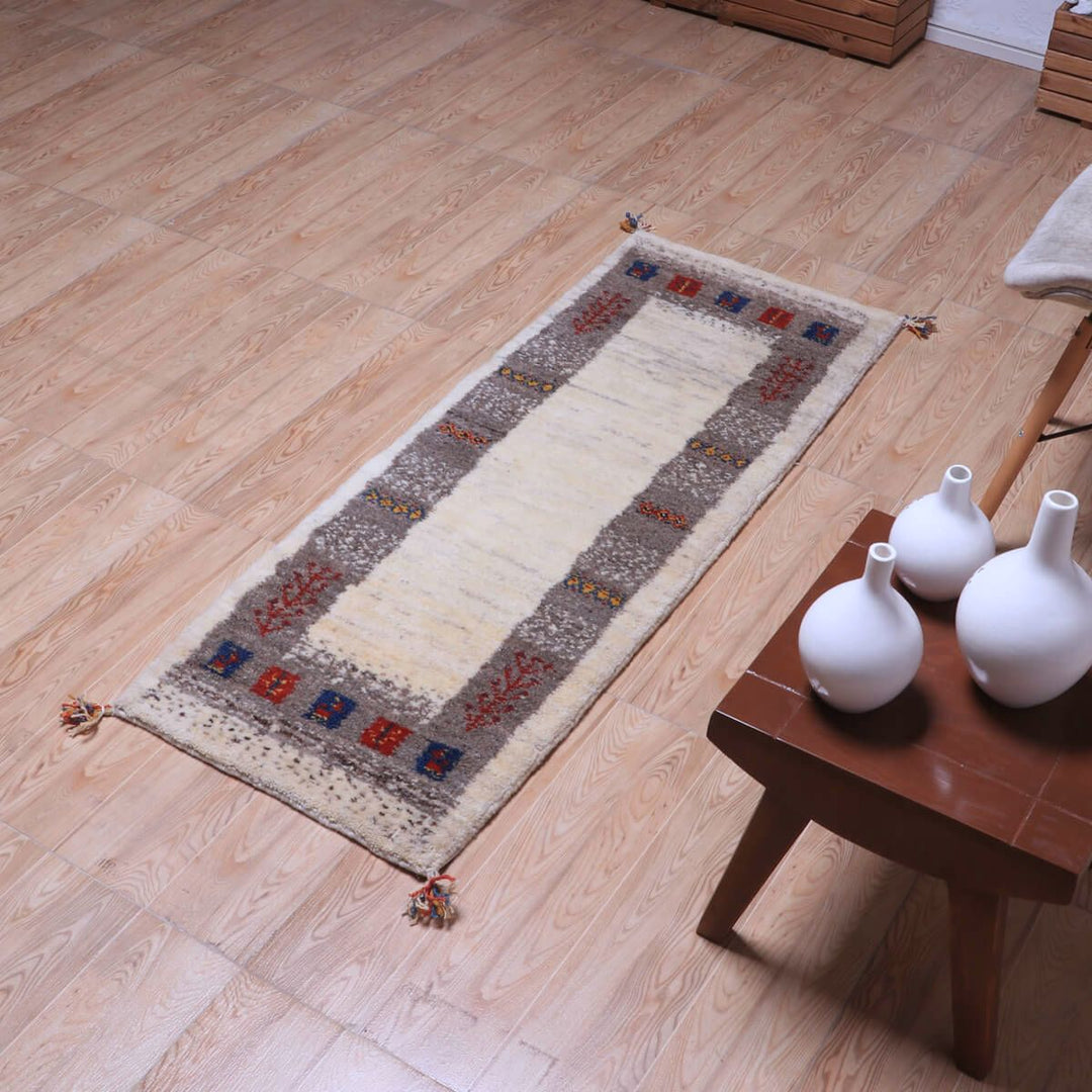 ギャッベ（ギャベ）カシュクリ　145×53cm（HR-70247）