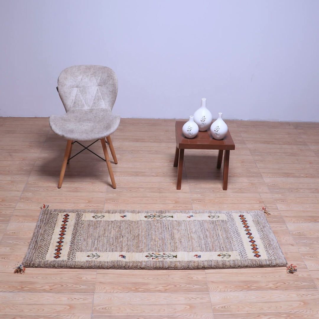 【オーダーメイド受付中】イラン　シラーズ産　ギャッベ 　（hr-70250）