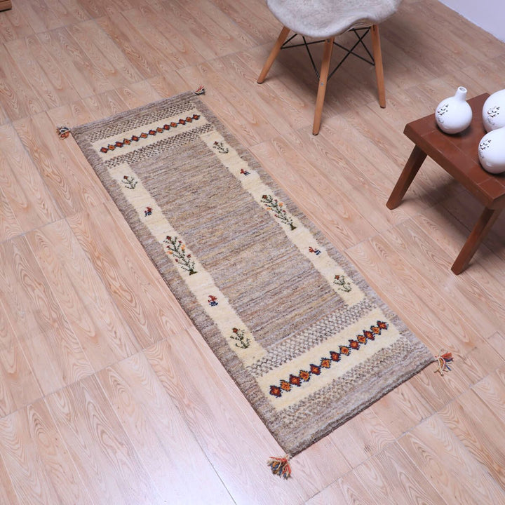 【オーダーメイド受付中】イラン　シラーズ産　ギャッベ 　（hr-70250）