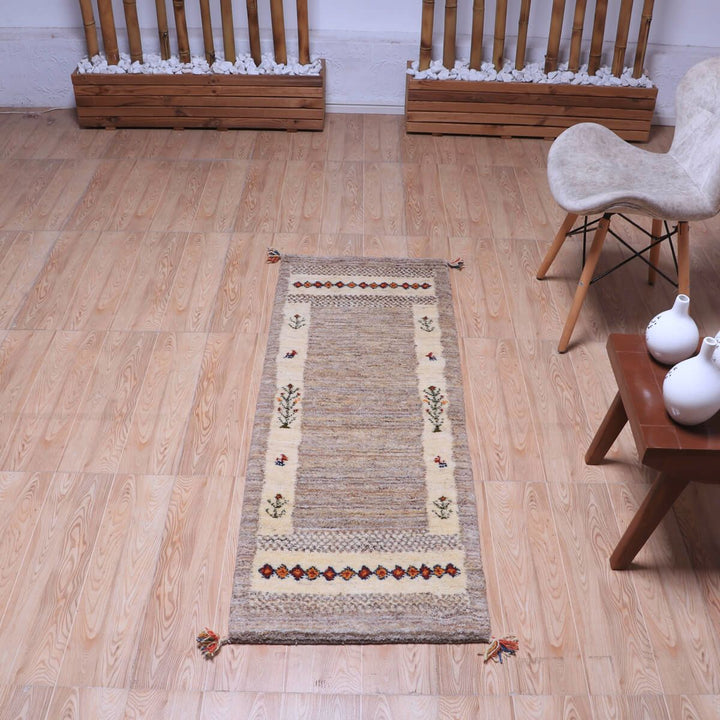 【オーダーメイド受付中】イラン　シラーズ産　ギャッベ 　（hr-70250）