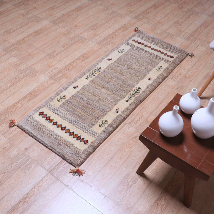 【オーダーメイド受付中】イラン　シラーズ産　ギャッベ 　（hr-70250）