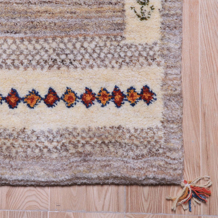 【オーダーメイド受付中】イラン　シラーズ産　ギャッベ 　（hr-70250）