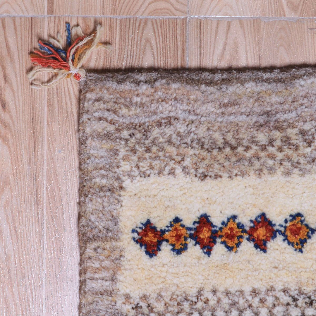 【オーダーメイド受付中】イラン　シラーズ産　ギャッベ 　（hr-70250）