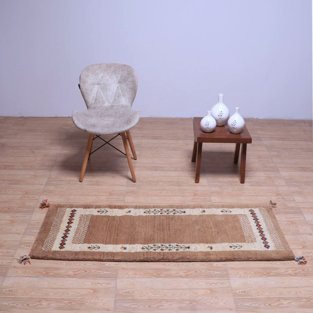 【オーダーメイド受付中】イラン　シラーズ産　ギャッベ 　（hr-70252）