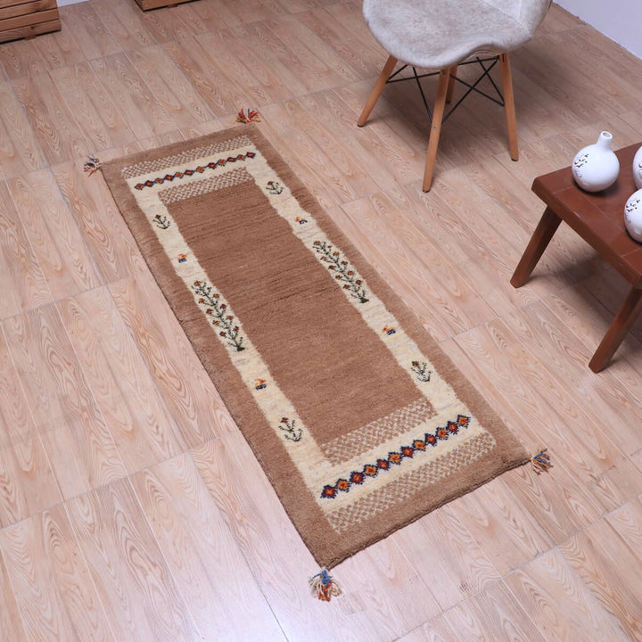 【オーダーメイド受付中】イラン　シラーズ産　ギャッベ 　（hr-70252）