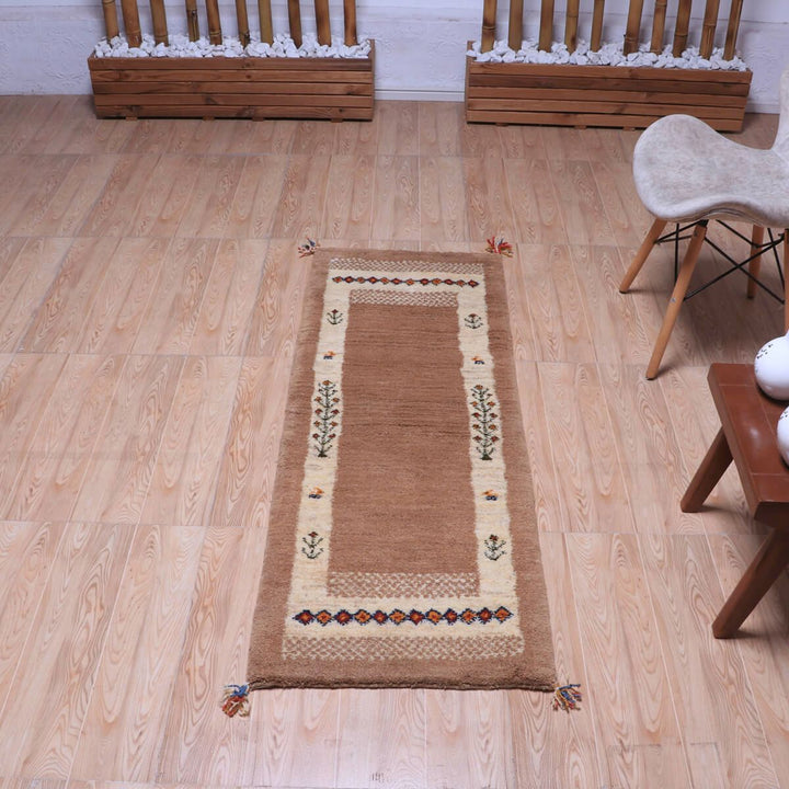 【オーダーメイド受付中】イラン　シラーズ産　ギャッベ 　（hr-70252）