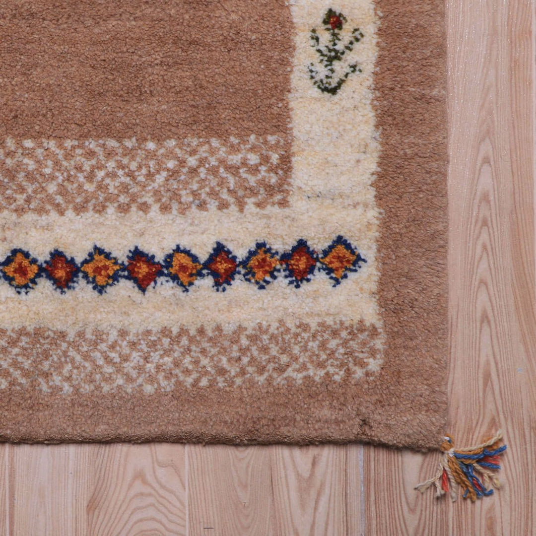 【オーダーメイド受付中】イラン　シラーズ産　ギャッベ 　（hr-70252）