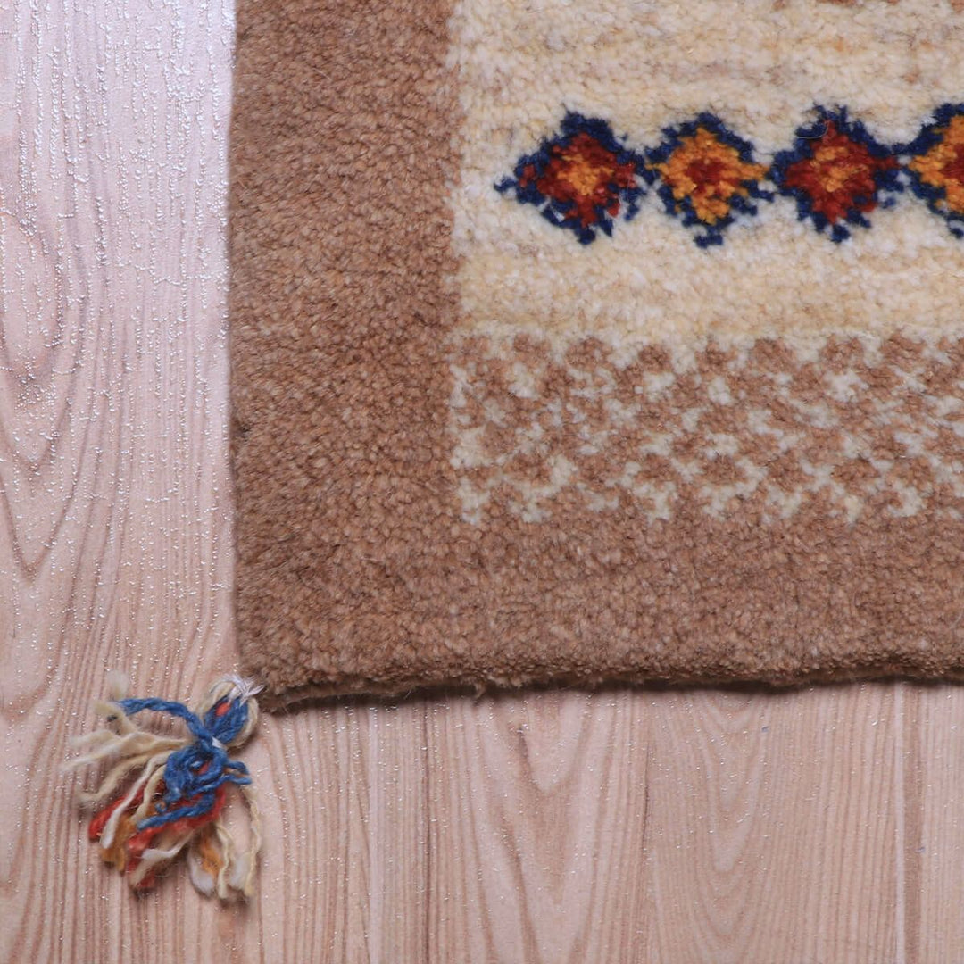 【オーダーメイド受付中】イラン　シラーズ産　ギャッベ 　（hr-70252）