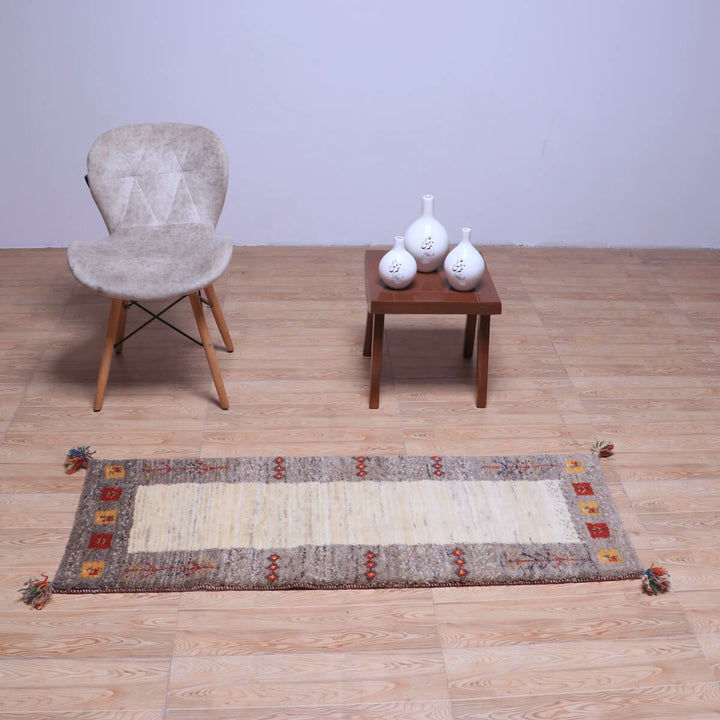 【オーダーメイド受付中】イラン　シラーズ産　ギャッベ 　（hr-70254）