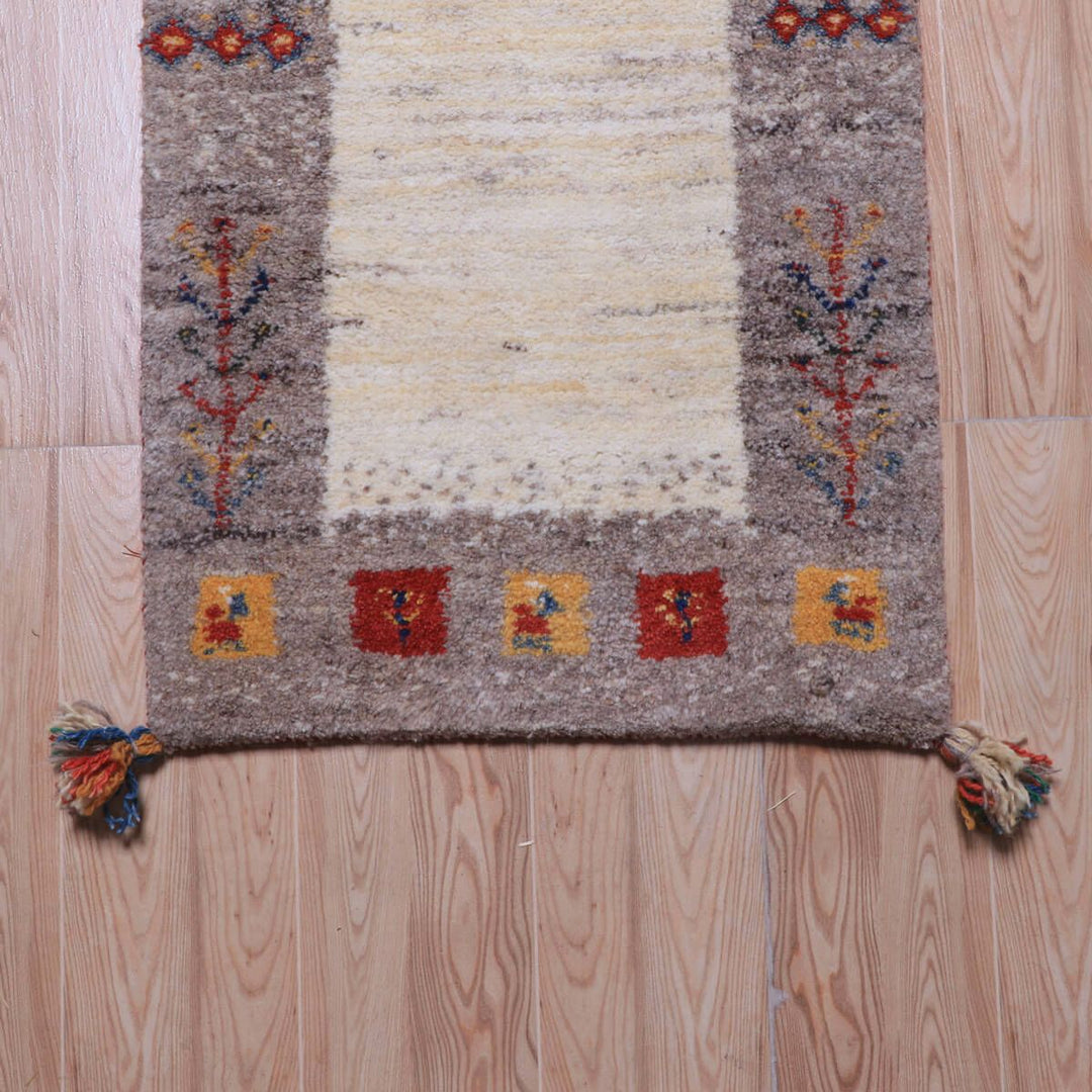 【オーダーメイド受付中】イラン　シラーズ産　ギャッベ 　（hr-70254）