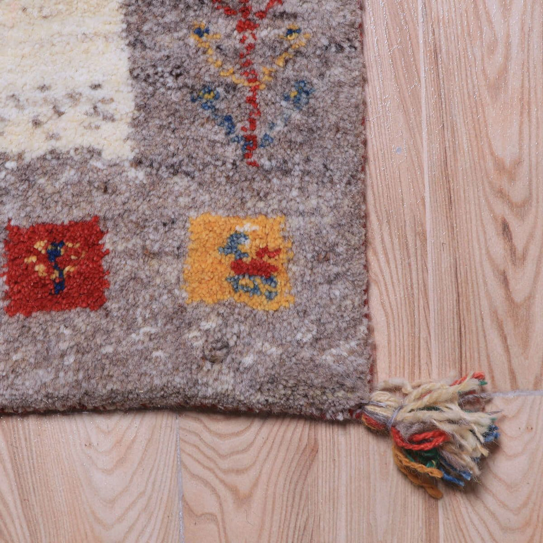 【オーダーメイド受付中】イラン　シラーズ産　ギャッベ 　（hr-70254）