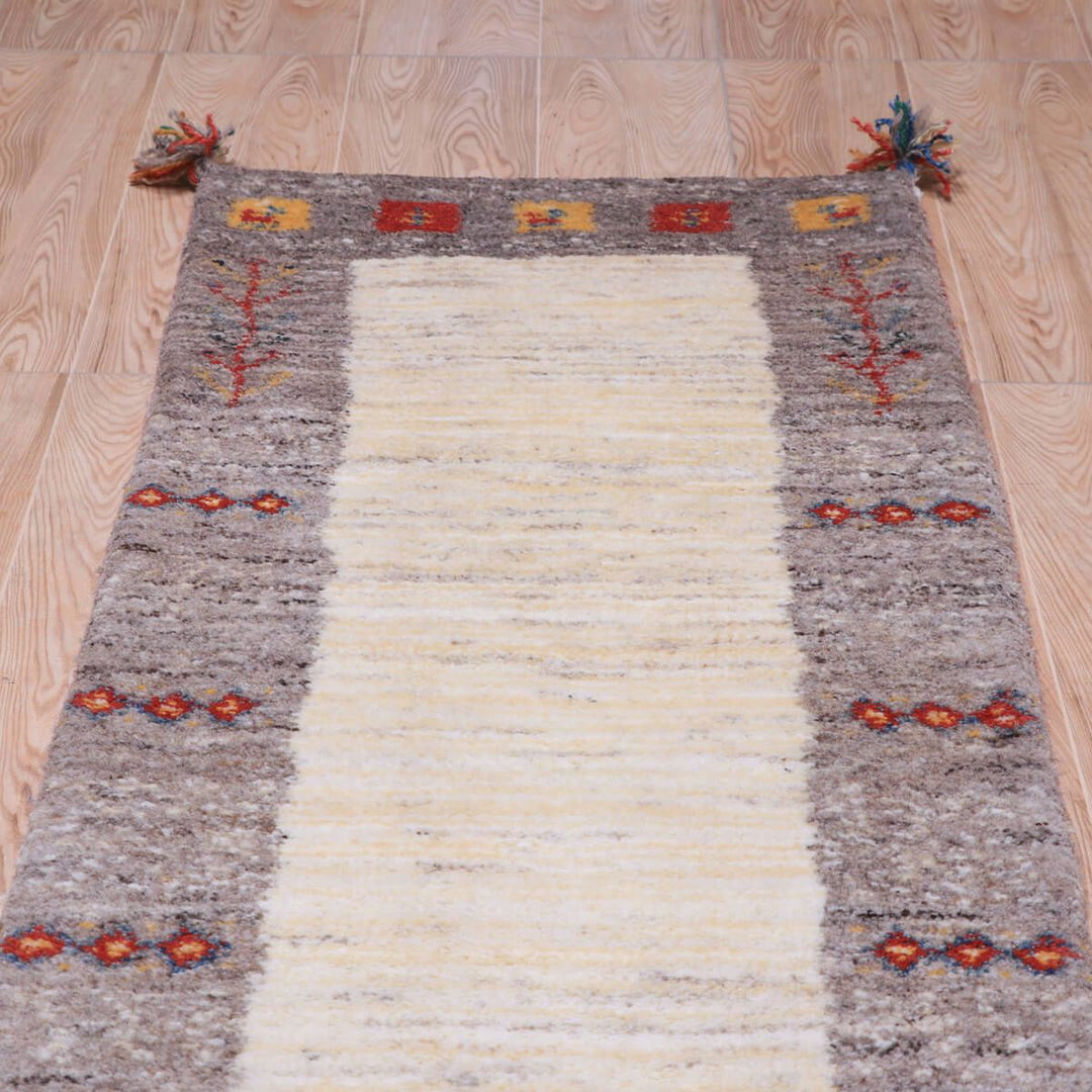 【オーダーメイド受付中】イラン　シラーズ産　ギャッベ 　（hr-70254）