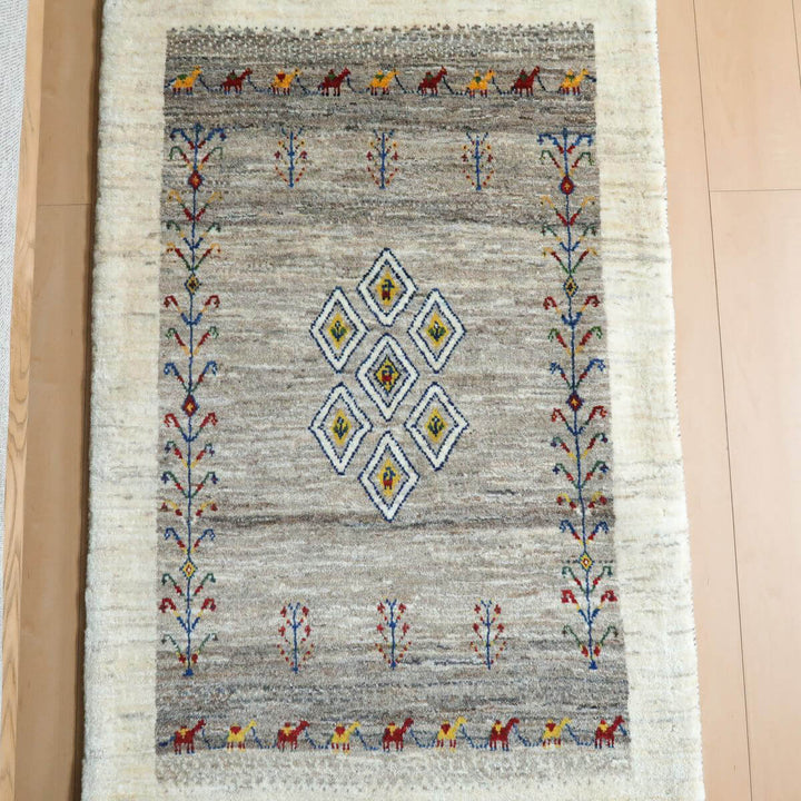 【オーダーメイド受付中】イラン　シラーズ産　ギャッベ 　（hs-11138）