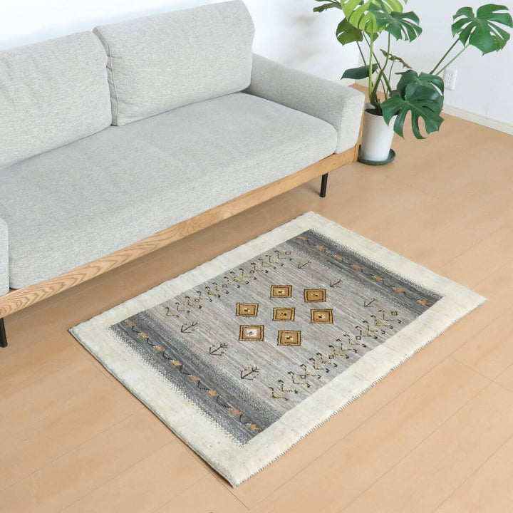 【オーダーメイド受付中】イラン　シラーズ産　ギャッベ 　（hs-11140）