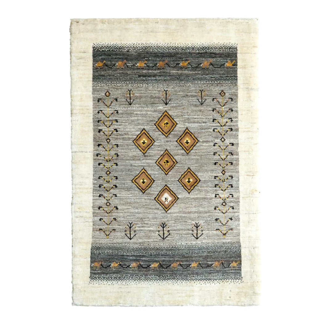 【オーダーメイド受付中】イラン　シラーズ産　ギャッベ 　（hs-11140）