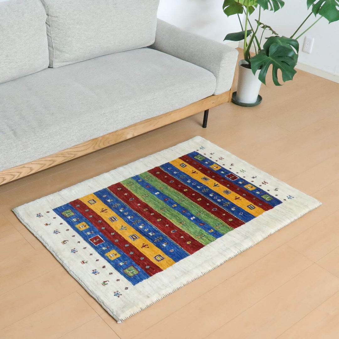 【オーダーメイド受付中】イラン　シラーズ産　ギャッベ 　（hs-11142）