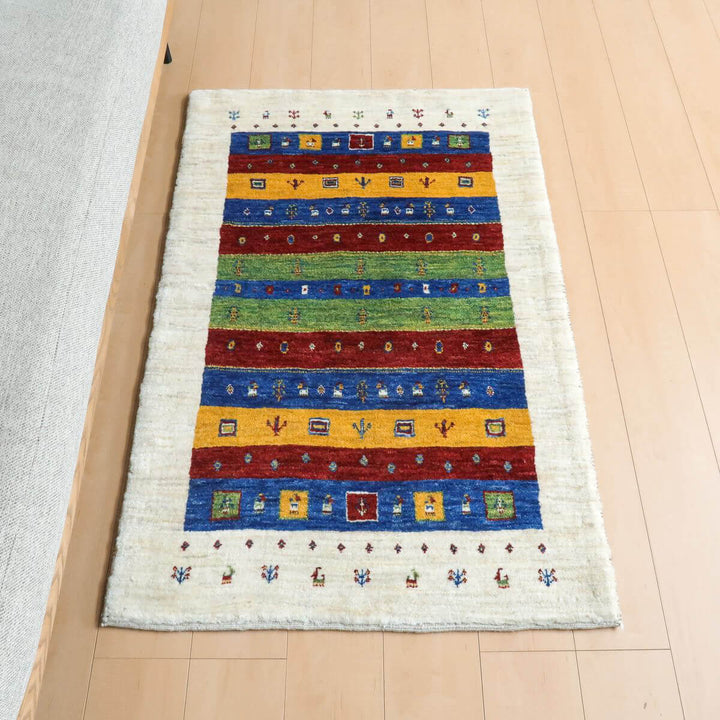 【オーダーメイド受付中】イラン　シラーズ産　ギャッベ 　（hs-11142）