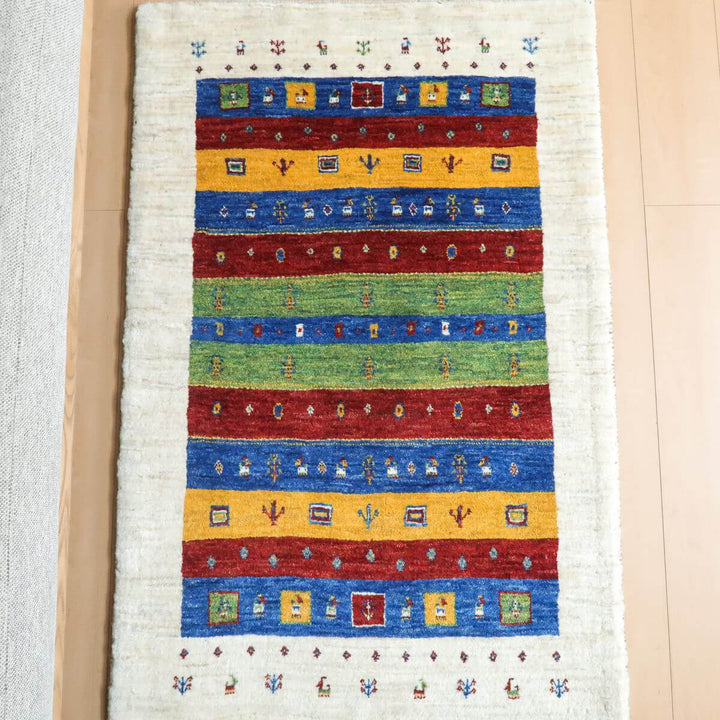 【オーダーメイド受付中】イラン　シラーズ産　ギャッベ 　（hs-11142）