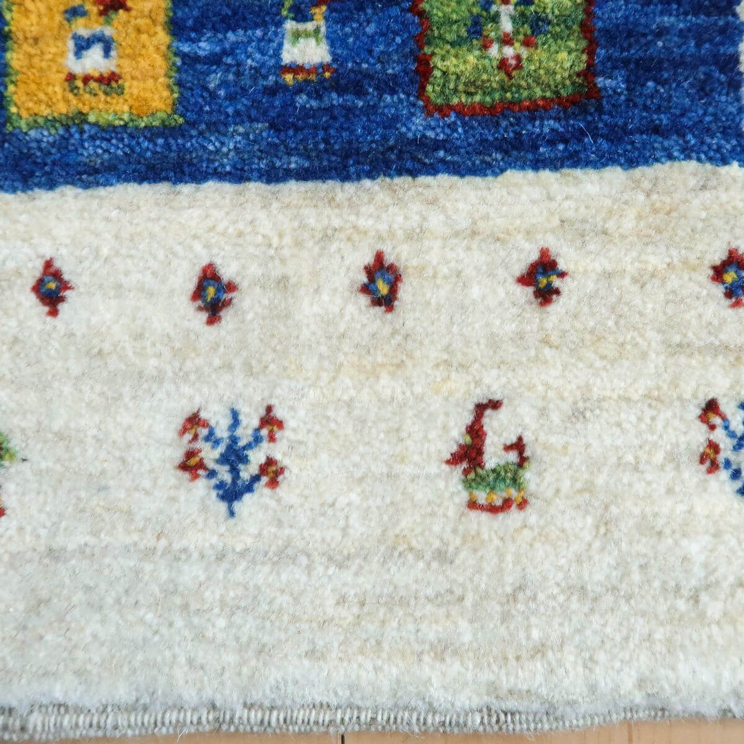 【オーダーメイド受付中】イラン　シラーズ産　ギャッベ 　（hs-11142）